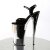 Pleaser Sandales BEYOND-009 Noir Argent Chrome EU-39/US-9