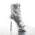 Pleaser Bottines BLONDIE-R-1008 Argent Multi Strass Chrome EU-35/US-5