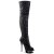Pleaser Bottes cuissardes BLONDIE-R-3011 Noir EU-35/US-5
