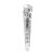 Pleaser Bottes cuissardes BLONDIE-R-3011 Argent Multi Strass Chrome EU-39/US-9