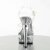 Pleaser Sandales CAPTIVA-608 Transparent Argent EU-35/US-5