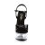 Pleaser Sandales CAPTIVA-609 Noir Transparent EU-35/US-5