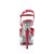 Pleaser Sandales CAPTIVA-609 Transparent Rouge EU-36/US-6