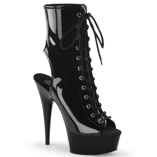 Pleaser Bottines DELIGHT-1016 Noir EU-40/US-10