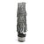 Pleaser Bottines DELIGHT-1017RSF Transparent Argent Noir Chrome EU-38/US-8