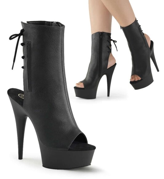 Pleaser Bottines DELIGHT-1018 Noir EU-37/US-7