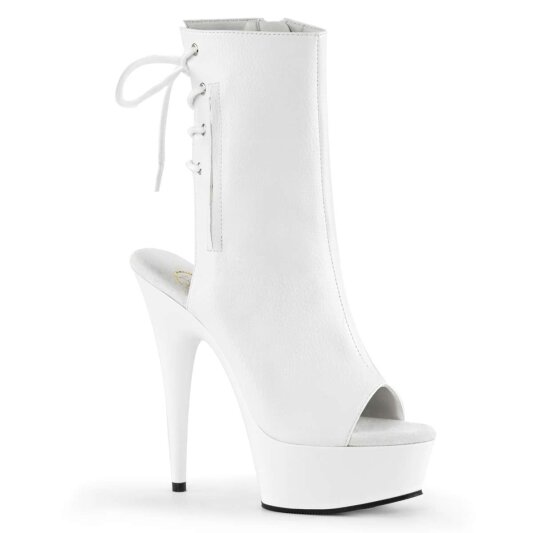 Pleaser Bottines DELIGHT-1018 Blanc EU-35/US-5