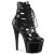 Pleaser ADORE-1013MST Bottines à plateforme Revêtement laqué Noir