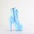 Pleaser ADORE-1020 Bottines à plateforme Revêtement laqué Bleu