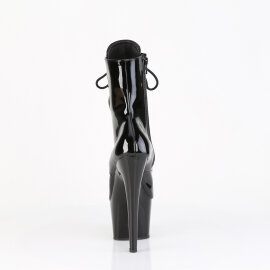Pleaser ADORE-1020ESC Bottines à plateforme Revêtement laqué Noir
