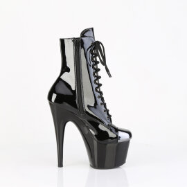 Pleaser ADORE-1020ESC Bottines à plateforme Revêtement laqué Noir