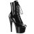 Pleaser ADORE-1020ESC Bottines à plateforme Revêtement laqué Noir