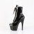 Pleaser ADORE-1020ESC Bottines à plateforme Revêtement laqué Noir