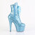 Pleaser ADORE-1020GP Bottines à plateforme Revêtement laqué Paillettes Bleu pastel