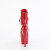 Pleaser ADORE-1020GP Bottines à plateforme Revêtement laqué Paillettes Rouge