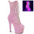 Pleaser ADORE-1040IG Bottines à plateforme Paillettes Rose néon
