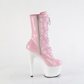 Pleaser ADORE-1046TT Bottines à plateforme Revêtement laqué Holo Rose