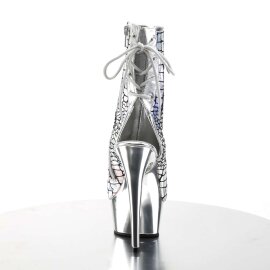 Pleaser Bottines DELIGHT-1018HG Argent Hologramme Chrome EU-35/US-5