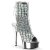 Pleaser Bottines DELIGHT-1018HG Argent Hologramme Chrome EU-35/US-5