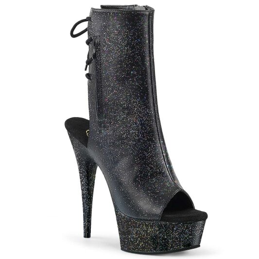 Pleaser Bottines DELIGHT-1018MMG Noir EU-39/US-9