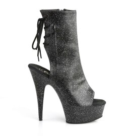 Pleaser Bottines DELIGHT-1018MMG Noir EU-39/US-9