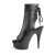 Pleaser Bottines DELIGHT-1018MMG Noir EU-39/US-9