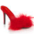 Fabulicious CLASSIQUE-01F Mules Similicuir Rouge