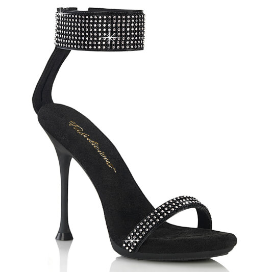 Fabulicious CUPID-440 Sandales Similicuir Strass Noir