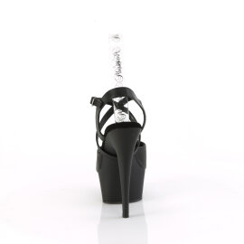 Pleaser DELIGHT-624-1 Sandales à plateforme Similicuir Noir
