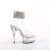 Pleaser DELIGHT-691-2RS Sandales à plateforme Transparent Strass