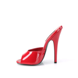 Devious DOMINA-101 Mules Revêtement laqué Rouge