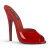 Devious DOMINA-101 Mules Revêtement laqué Rouge