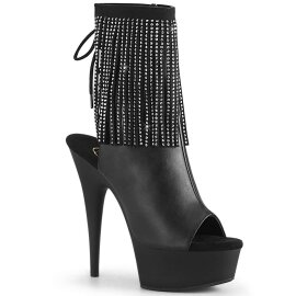Pleaser Bottines DELIGHT-1018RSF Noir EU-35/US-5