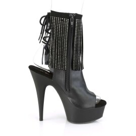 Pleaser Bottines DELIGHT-1018RSF Noir EU-35/US-5