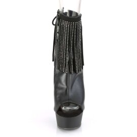 Pleaser Bottines DELIGHT-1018RSF Noir EU-38/US-8