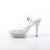 Fabulicious ELEGANT-408ABRS Sandales à plateforme Transparent Strass