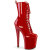 Pleaser ENCHANT-1040 Bottines à plateforme Revêtement laqué Rouge