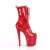 Pleaser ENCHANT-1040 Bottines à plateforme Revêtement laqué Rouge