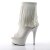 Pleaser Bottines DELIGHT-1019 Blanc EU-41/US-11