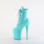 Pleaser FLAMINGO-1020 Bottines à plateforme Revêtement laqué Turquoise