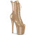 Pleaser FLAMINGO-1040GP Bottines à plateforme Revêtement laqué Paillettes Or