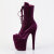 Pleaser FLAMINGO-1045VEL Bottines à plateforme Velours Lilas