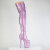 Pleaser FLAMINGO-3020GP Cuissardes à plateforme Revêtement laqué Paillettes Lilas