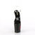 Pleaser FLAMINGO-808TGRS Sandales à plateforme Transparent Strass Noir Rouge
