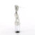 Pleaser FLAMINGO-824RS Sandales à plateforme Transparent Strass