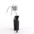 Pleaser FLAMINGO-891-2RS Sandales à plateforme Transparent Noir