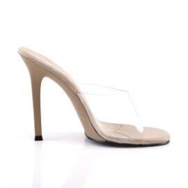 Fabulicious GALA-01 Mules Transparent Beige