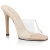 Fabulicious GALA-01 Mules Transparent Beige