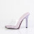 Fabulicious GALA-01DMM Mules Transparent Strass Lilas