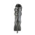 Devious INDULGE-1026 Bottines à plateforme Similicuir Noir